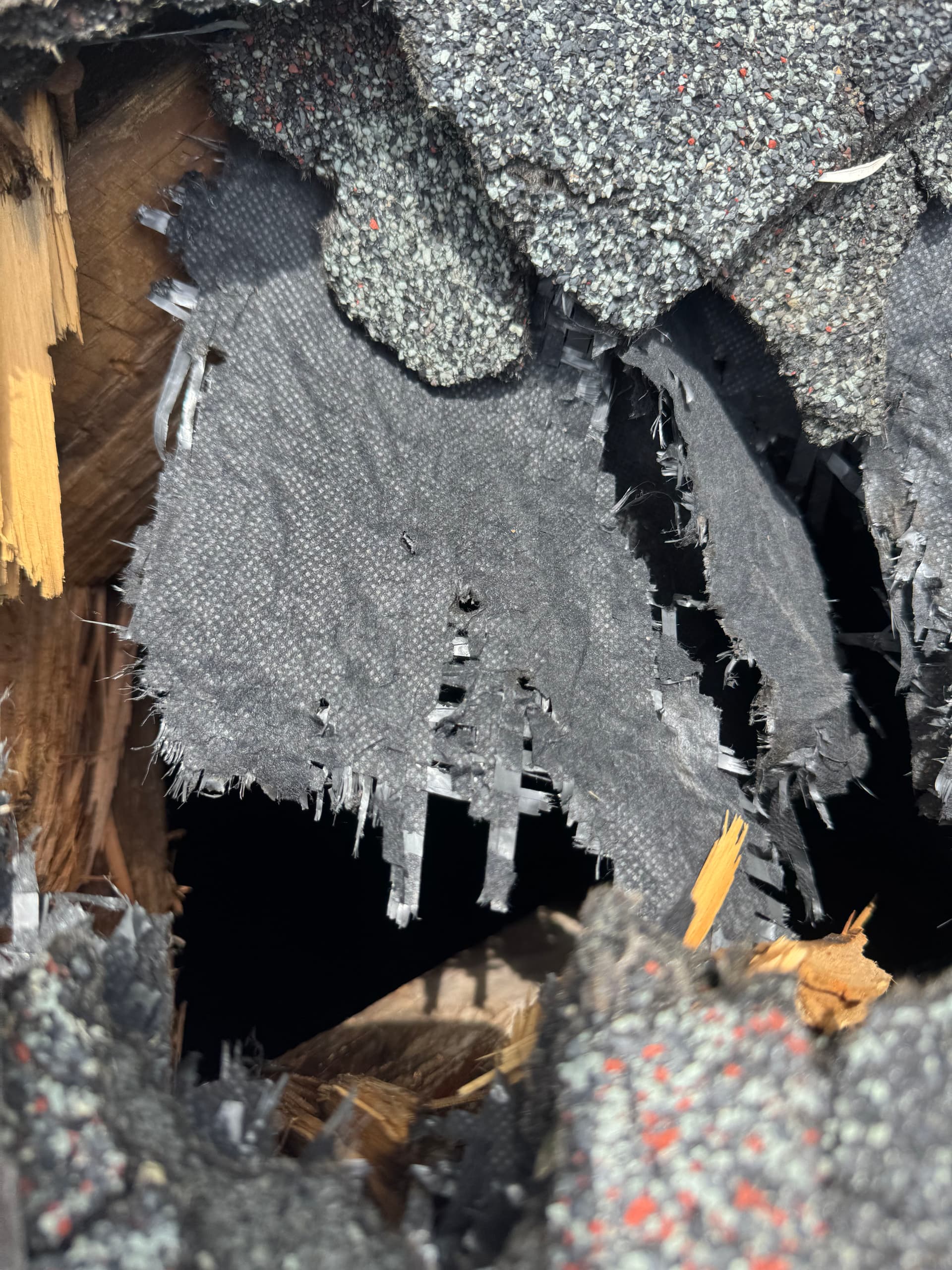 Gallery photos for Roof Damage That Can't Wait - North Dakota Roofing Inspection Finds Big Problems: Image #2