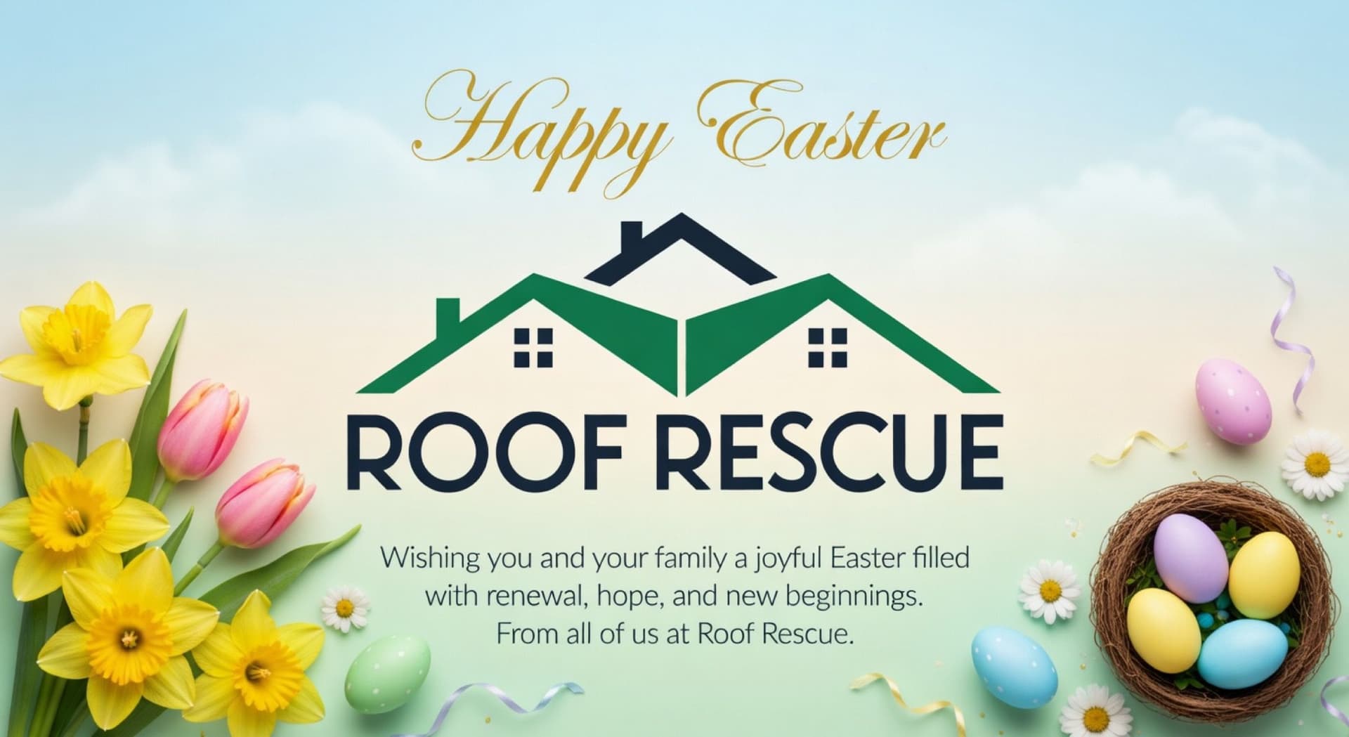 Happy Easter from the Roof Rescue Team image